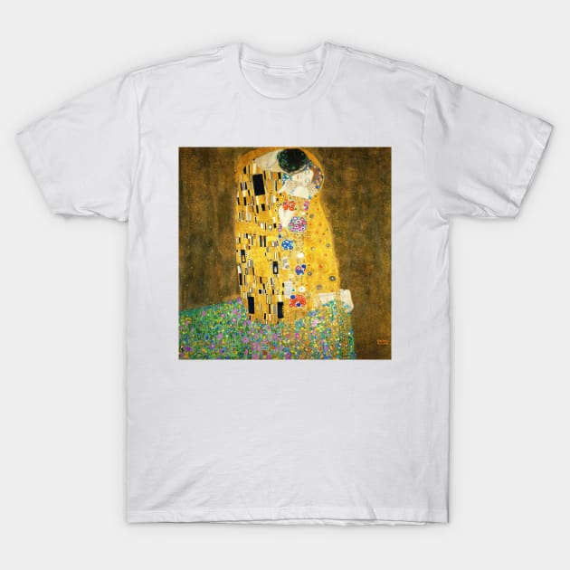 Gustav Klimt The Kiss T-Shirt by fineartgallery